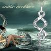 YFN Snake Pendant Necklace Gothic Jewelry Sterling Silver Animal Snake Necklaces for Women Men(Silver)