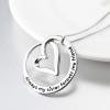 YFN Sterling Silver Always My Sister / Daughter Forever My Friend Pendant Necklace Jewelry, Birthday Jewelry Gift Necklaces for Sisters Daughter(Always My Sister Forever My Friend Necklace)