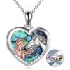 B- Horse Locket Necklace