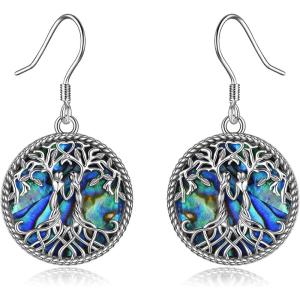 YFN Sister Earrings Gifts from Sister, Sterling Silver Crystal Sister Earrings Jewelry, Birthday Jewelry Gift for Sisters(Multi- Sister Earrings)