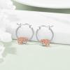 YFN Sloth Earrings for Women Sterling Silver Small Cute Earrings Huggie Hoop Earrings for Sensitive Ears Sloth Jewelry Gifts for Daughter