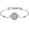 Silver-Compass Bracelet for Women