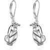 YFN Sport and Music Earrings Sterling Silver Sport Lover Music Lover Jewelry Gifts for Women Men(Golf)