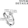 925 Sterling Silver Ring Keep Going Semicolon Ring Inspirational Gifts for Women
