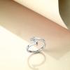 925 Sterling Silver Ring Keep Going Semicolon Ring Inspirational Gifts for Women