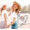AXELUNA 925 Sterling Silver Sisters Ring Adjustable My Sister My Friend Jewelry Gifts for Women Heart Friendship Rings Sisters Gifts from Sister(2 Sisters)