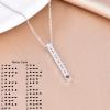 Sterling Silver Morse Code Necklace, Secret Message Jewelry Gifts for Women(BFF)