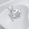 YFN 925 Sterling Silver Caduceus Angel Nursing Themed Pendant Necklace 18″(A Caduceus Necklace)