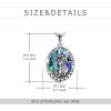 YFN 925 Sterling Silver Patron Saint Medal Necklace Amulet Necklace Protection Jewelry for Women and Men(with Gift Box)(A03 St. Christopher)