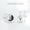 YFN Birth Month Flower Drop Dangle Earrings S925 Sterling Silver Birthday Jewelry Gifts for Women(Drop-Daffodil March Earrings)