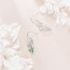 YFN Birth Month Flower Drop Dangle Earrings S925 Sterling Silver Birthday Jewelry Gifts for Women(Drop-Jan.-Carnation Earrings)