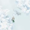 YFN Birth Month Flower Drop Dangle Earrings S925 Sterling Silver Birthday Jewelry Gifts for Women(Drop-July Lotus Flower Earrings)
