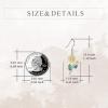 YFN Birth Month Flower Drop Dangle Earrings S925 Sterling Silver Birthday Jewelry Gifts for Women(Drop-Nov. Chrysanthemum Earrings)