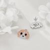 YFN Dog Stud Earrings Sterling Silver Dog Breed Earrings Jewelry Puppy Gifts for Women(Beagle)