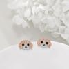 YFN Dog Stud Earrings Sterling Silver Dog Breed Earrings Jewelry Puppy Gifts for Women(Beagle)