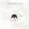 YFN Dog Stud Earrings Sterling Silver Dog Breed Earrings Jewelry Puppy Gifts for Women(Dachshund)
