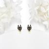 YFN Dog Stud Earrings Sterling Silver Dog Breed Earrings Jewelry Puppy Gifts for Women(Doberman)