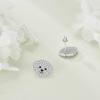 YFN Dog Stud Earrings Sterling Silver Dog Breed Earrings Jewelry Puppy Gifts for Women(Maltese)