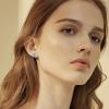 YFN Dog Stud Earrings Sterling Silver Dog Breed Earrings Jewelry Puppy Gifts for Women(Maltese)