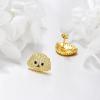 YFN Dog Stud Earrings Sterling Silver Dog Breed Earrings Jewelry Puppy Gifts for Women(Poodle)