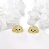 YFN Dog Stud Earrings Sterling Silver Dog Breed Earrings Jewelry Puppy Gifts for Women(Poodle)