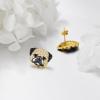 YFN Dog Stud Earrings Sterling Silver Dog Breed Earrings Jewelry Puppy Gifts for Women(Pug)