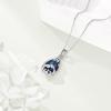 YFN Mom Necklace for Women Sterling Silver mother necklace Mothers Day Birthday Jewelry Gifts for Mother Grandma 18″(Labradorite -Necklace for Mom)