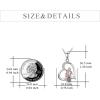 YFN Mom Necklace for Women Sterling Silver mother necklace Mothers Day Birthday Jewelry Gifts for Mother Grandma 18″(Mom necklace with heart pendant)