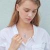 YFN Owl Necklace Inspirational Jewelry Sterling Silver Never Give Up Owl Gifts Moon Star Necklace for Women(Owl Necklace)