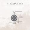 YFN Patron Saint Necklace Sterling Silver Amulet Medal Pendant Religious Protector Jewelry Gifts for Women Men(03. St Jude)