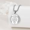 YFN Patron Saint Necklace Sterling Silver Amulet Medal Pendant Religious Protector Jewelry Gifts for Women Men(03. St Jude)