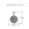 YFN Patron Saint Necklace Sterling Silver Amulet Medal Pendant Religious Protector Jewelry Gifts for Women Men(05. St Florian)