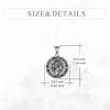 YFN Patron Saint Necklace Sterling Silver Amulet Medal Pendant Religious Protector Jewelry Gifts for Women Men(10. St Raphael)