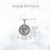 YFN Patron Saint Necklace Sterling Silver Amulet Medal Pendant Religious Protector Jewelry Gifts for Women Men(12. St Gabriel)