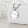 YFN Patron Saint Necklace Sterling Silver Amulet Medal Pendant Religious Protector Jewelry Gifts for Women Men(13. St Dymphna)