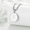 YFN Patron Saint Necklace Sterling Silver Amulet Medal Pendant Religious Protector Jewelry Gifts for Women Men(14. St Sebastian)