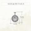 YFN Patron Saint Necklace Sterling Silver Amulet Medal Pendant Religious Protector Jewelry Gifts for Women Men(16. St Gerard)