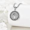 YFN Patron Saint Necklace Sterling Silver Amulet Medal Pendant Religious Protector Jewelry Gifts for Women Men(16. St Gerard)
