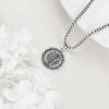 YFN Patron Saint Necklace Sterling Silver Amulet Medal Pendant Religious Protector Jewelry Gifts for Women Men(17. St John The Baptist)