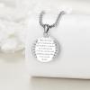 YFN Patron Saint Necklace Sterling Silver Amulet Medal Pendant Religious Protector Jewelry Gifts for Women Men(19. St Luke)