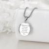 YFN Patron Saint Necklace Sterling Silver Amulet Medal Pendant Religious Protector Jewelry Gifts for Women Men(21. St Peter)