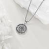 YFN Patron Saint Necklace Sterling Silver Amulet Medal Pendant Religious Protector Jewelry Gifts for Women Men(25. Virgin Mary)