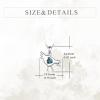 YFN Sloth/Owl/Cow/Otter/Highland Cow Gifts for Women Sterling Silver Sloth Animal Heart Pendant Necklace Jewelry(Silver-Chicken Necklace)