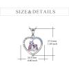 YFN Sloth/Owl/Cow/Otter/Highland Cow Gifts for Women Sterling Silver Sloth Animal Heart Pendant Necklace Jewelry(Silver-Owl Necklace)