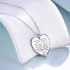 YFN Sterling Silver Always Remember You are Braver Than You Believe Jewelry Pendant Necklace Inspirational Gifts(April)