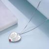 YFN Sterling Silver Always Remember You are Braver Than You Believe Jewelry Pendant Necklace Inspirational Gifts(January)