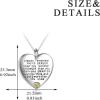 YFN Sterling Silver Always Remember You are Braver Than You Believe Jewelry Pendant Necklace Inspirational Gifts(November)