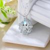 YFN Sterling Silver Jellyfish/Octopus/Whale Tail Pendant Necklace Ocean Animal Jewelry Gift for Women(Octopus)