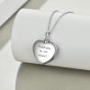 YFN Sterling Silver Sunflower Urn Necklaces for Ashes for Women Men, Abalone Cremation Jewelry for Ashes Memory Necklace Gift, Easter Keepsake for Women(Silver- Abalone Sunflower Urn Necklace)