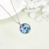 YFN Tree of Life Necklace Sterling Silver Celtic Knot Tree Pendant Jewelry Gifts for Women Men(Cross)